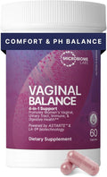 Microbiome Labs Vaginal Balance - Vaginal Probiotics for Women with Lactobacillus Gasseri - Feminine Care to Encourage pH Balance for Women, Reduce Discomfort & Support Gut Health (60 Capsules)