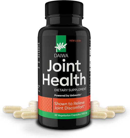 Daiwa Joint Health - Tendon and Ligament Supplements with Chinese Skullcap and Acacia Catechu - Traditional Plant-Based Formula for Active Lifestyles - Non-GMO, 30 Vegetarian Capsules