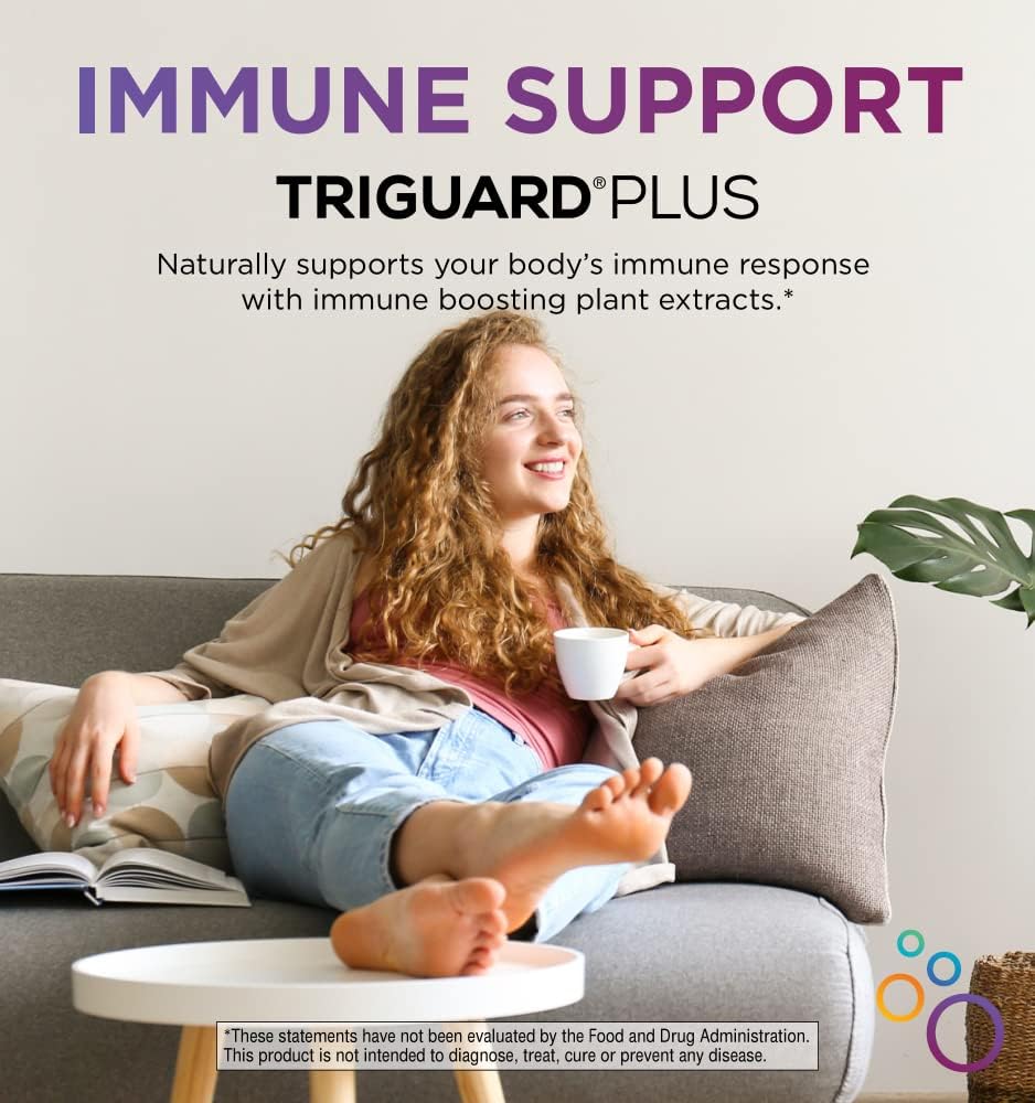 Triguard Plus Concentrate | Colloidal Silver Liquid, Sambucus Elderberry Extract & Olive Leaf Extract, 3-in-1 Liquid Immune Support | Powerful Immune System Booster | Great Taste - 2oz / 60ml