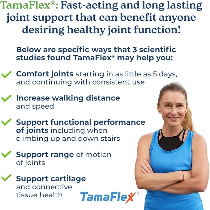 NatureCity True-Joint FLX Joint Supplement Formula (120 Capsules) | TamaFlex, NEM Eggshell Membrane, Levagen+ PEA & CuberUp | Supports Joint Comfort, Flexibility, Mobility, Function & Cartilage Health