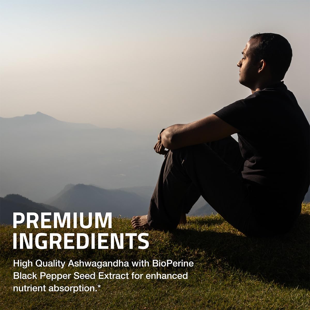 Bronson Ashwagandha Extra Strength Stress & Mood Support with BioPerine - Non GMO Formula, 120 Vegetarian Capsules