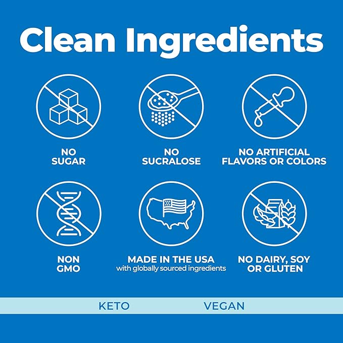 Pureboost Clean Energy Booster, Refreshing Energy Drink Mix with B12 Vitamins, Electrolytes, Antioxidants, Sugar-Free with No Sucralose (Strawberry Lemonade, 30 Count)