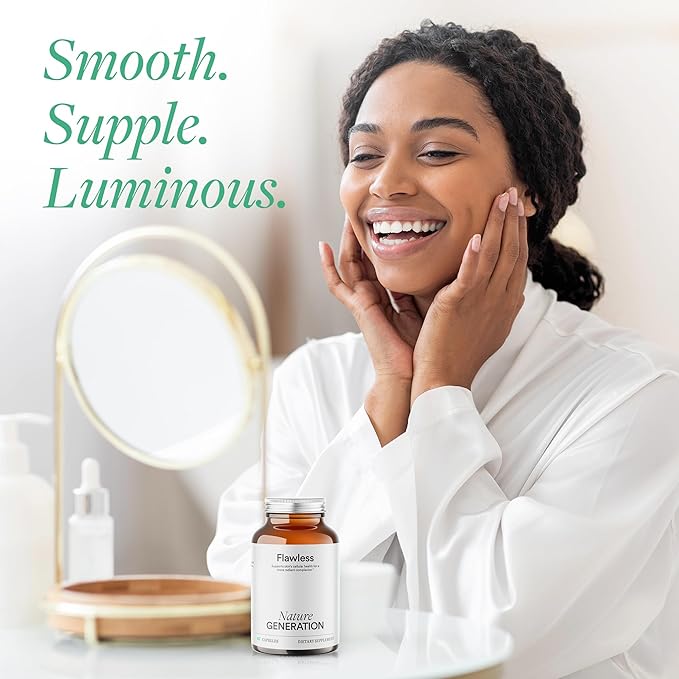 Organic Vegan Collagen Builder - Vitamin C, Trans-Resveratrol and Astaxanthin Supplement for Whole Body Collagen Support - Skin Elasticity, Hydration & Radiance - 60 Capsules