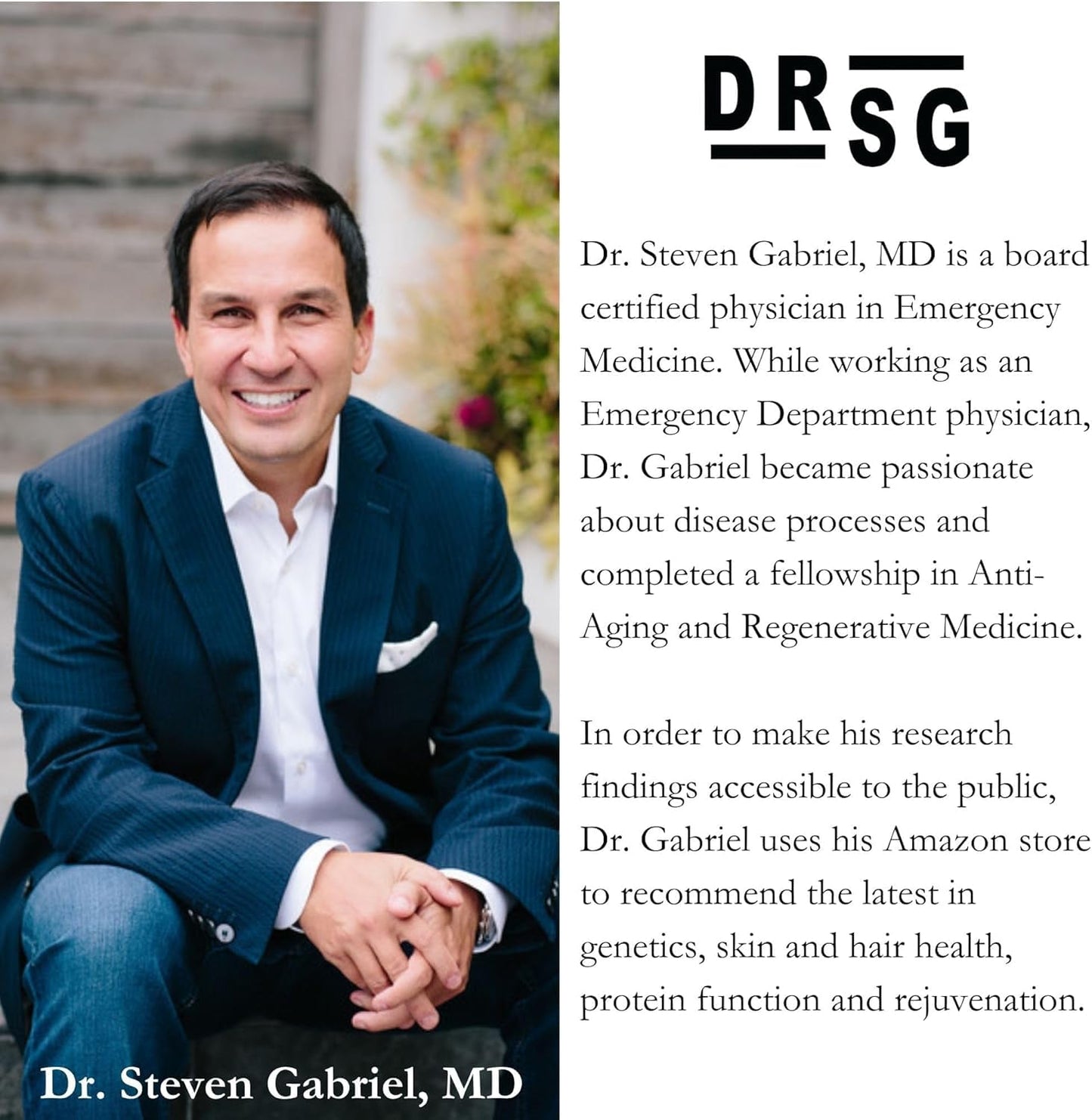 Dr. Steven Gabriel Natural DHT Blocker for Women and Men - Hair Growth Supplement with Saw Palmetto, Stinging Nettle, Pygeum Bark, Pumpkin Seed Oil Capsules (60 Caps)