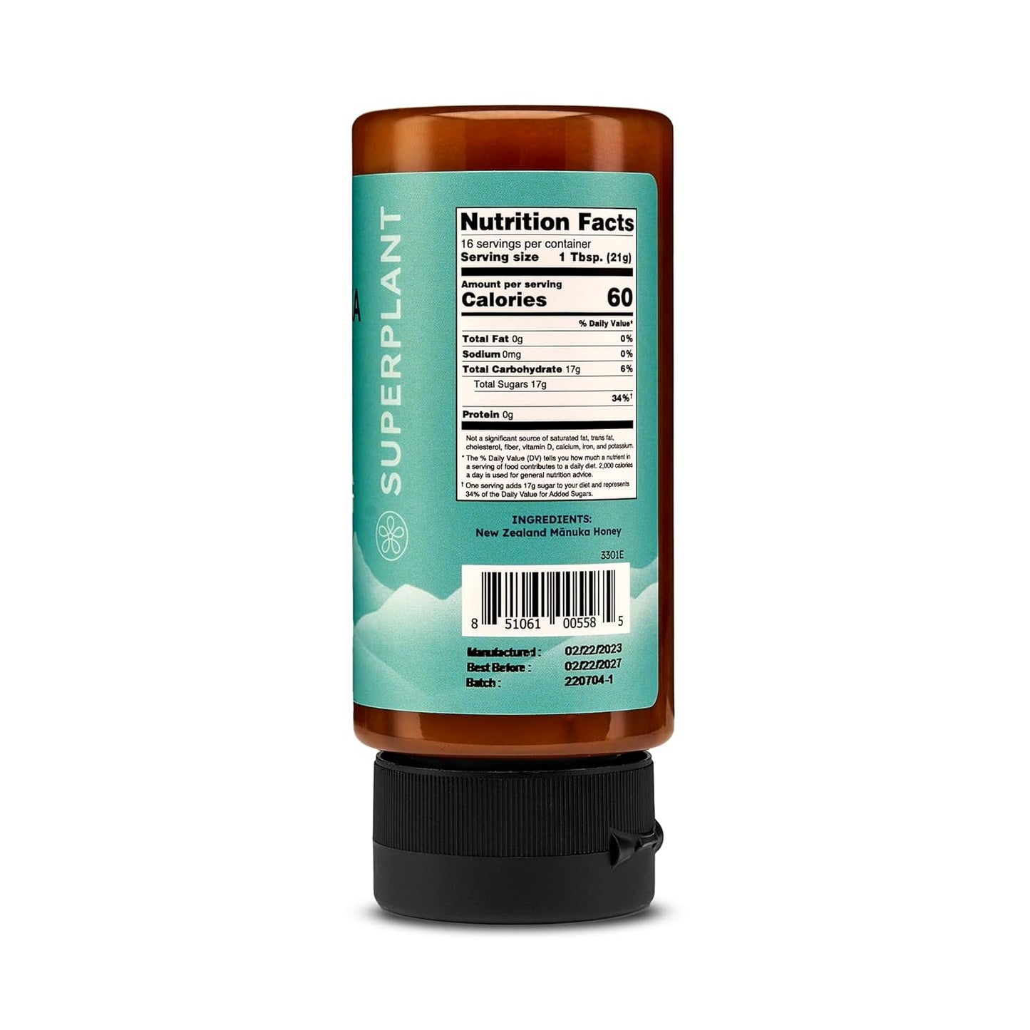 Melora Manuka Honey New Zealand Raw Honey | Pure, Unfiltered, Unpasteurized Honey | Organic Squeeze Bottle | UMF 8+ | MGO 185+ | 12 oz