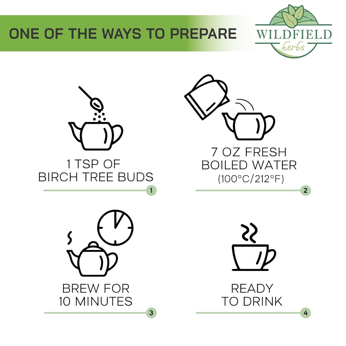 4 oz. Birch Tree Buds Herbal Tea (Betulae Gemmae) - 113g Dried Birch Tree Buds Betula Pendula Herb Tea Hojas Te De Abedul