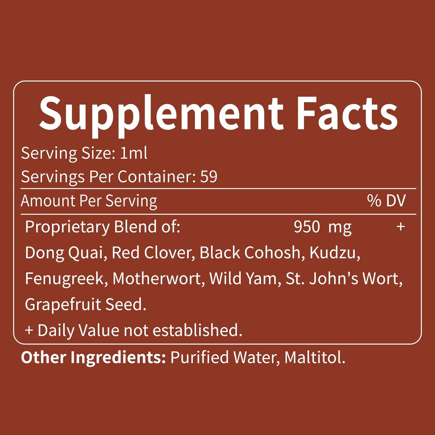 Herbal Liquid Drops, Natural Dong Quai Extract for Hormone Harmony, Menopause Relief & PMS Support. 4oz-Original