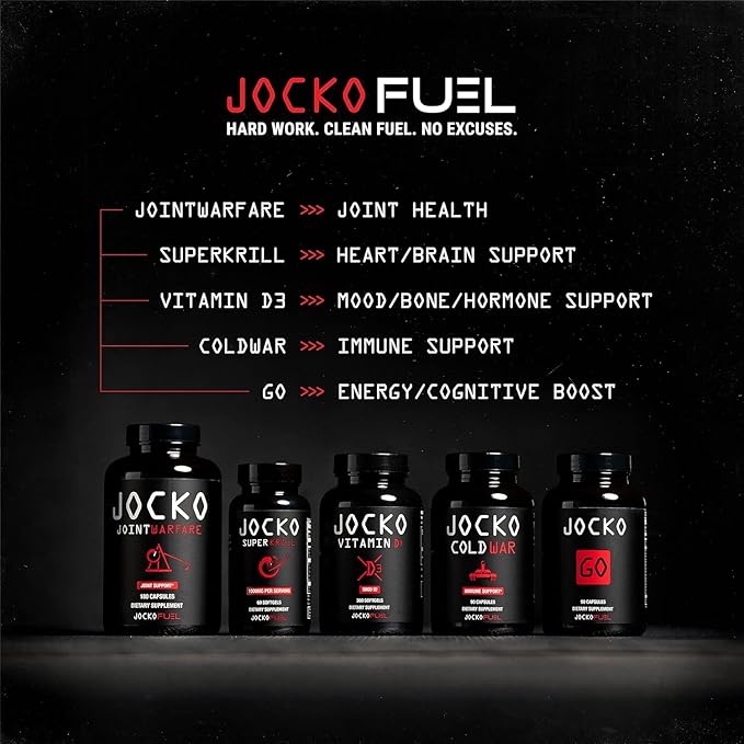 Jocko Fuel Immune Support Supplement - Elderberry with Zinc & Vitamin C for Adults - Immune Defense with Vitamin C, D3, Superfoods, Herbs, & Minerals (90 Capsules)