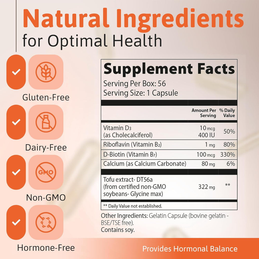 Femarelle® Unstoppable –Dietary Supplement for Women – Supporting Bone, Muscles and Joints & Vaginal Health – 56 Capsules – Non-Hormonal – Clinically Studied