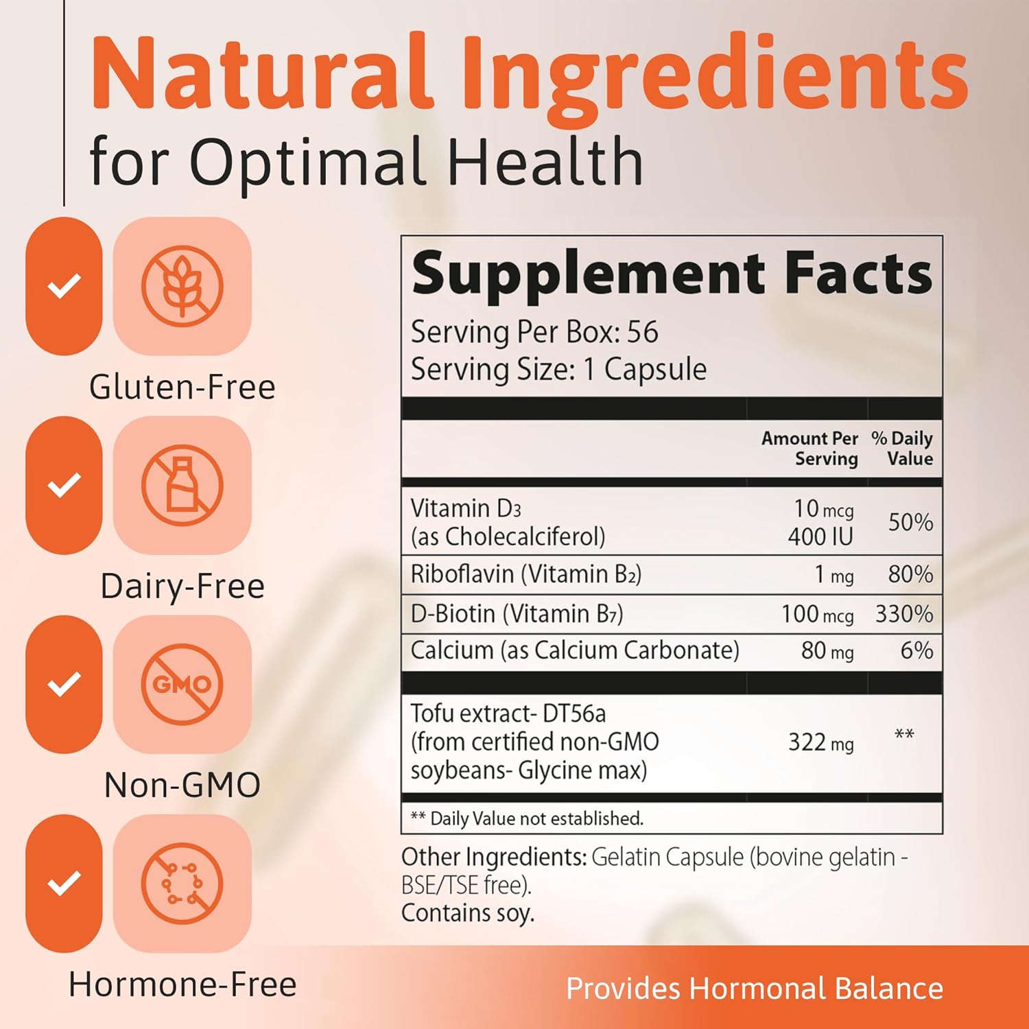 Femarelle® Unstoppable –Dietary Supplement for Women – Supporting Bone, Muscles and Joints & Vaginal Health – 56 Capsules – Non-Hormonal – Clinically Studied