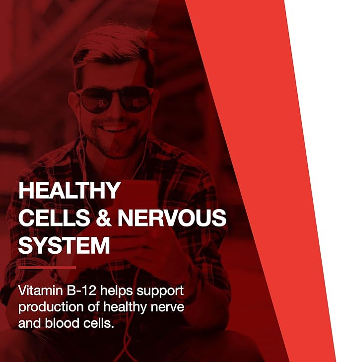 PROTOCOL FOR LIFE BALANCE Liquid B-12 5,000mcg - Nervous System Support - with B Vitamins - Dairy Free & Vegan Vitamin B Liquid - 4 fl oz