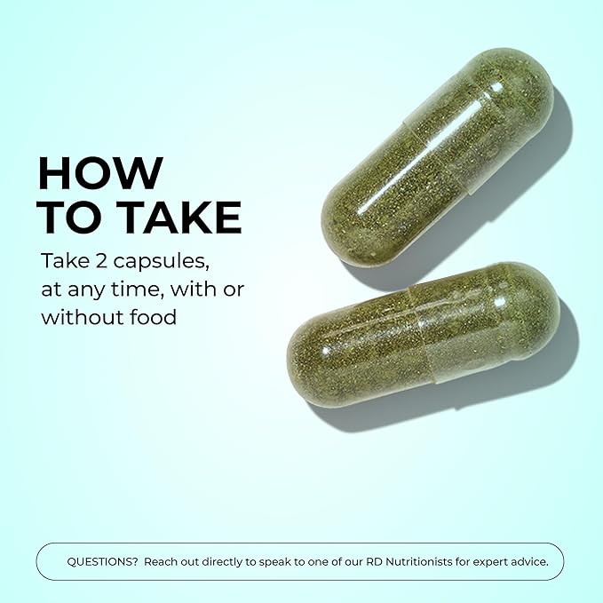 HUM Daily Cleanse Acne Supplements for Women & Men, Gentle Digestive Cleanse for Clear Skin Support, Zinc, Spirulina, Chlorella, Detoxifying Herbs, Organic Algae, Skin Vitamins Supplement, 60 Capsules