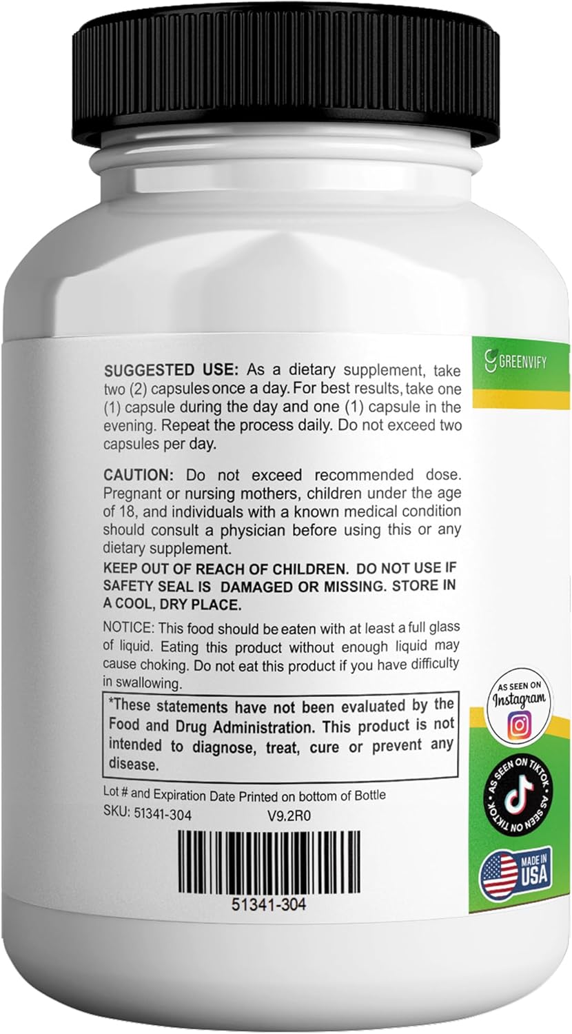 Trimara Max Maximum Strength Natural Dietary Supplement, 60 Capsules, All Natural Ingredients with Psyllium Powder, 30-Day Supply (3)