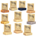 Varina Organic Lavender Variety Bar Soap - Gentle Cleansing for Sensitive Skin, Herbal and Mint - 10 Pack