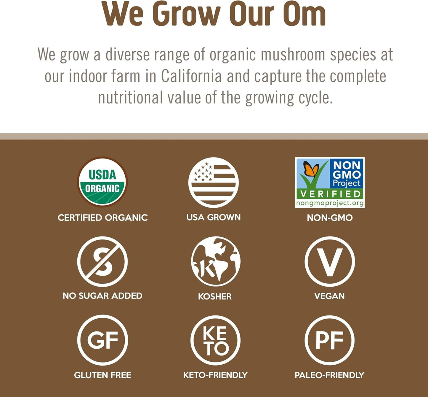 Om Mushroom Superfood Turkey Tail Organic Mushroom Powder Pouch, 7.05 Ounce, 100 Servings, Immune Support, Polysacchrides, Beta-Glucans, Gut Health & Holistic Defense Mushroom Supplement