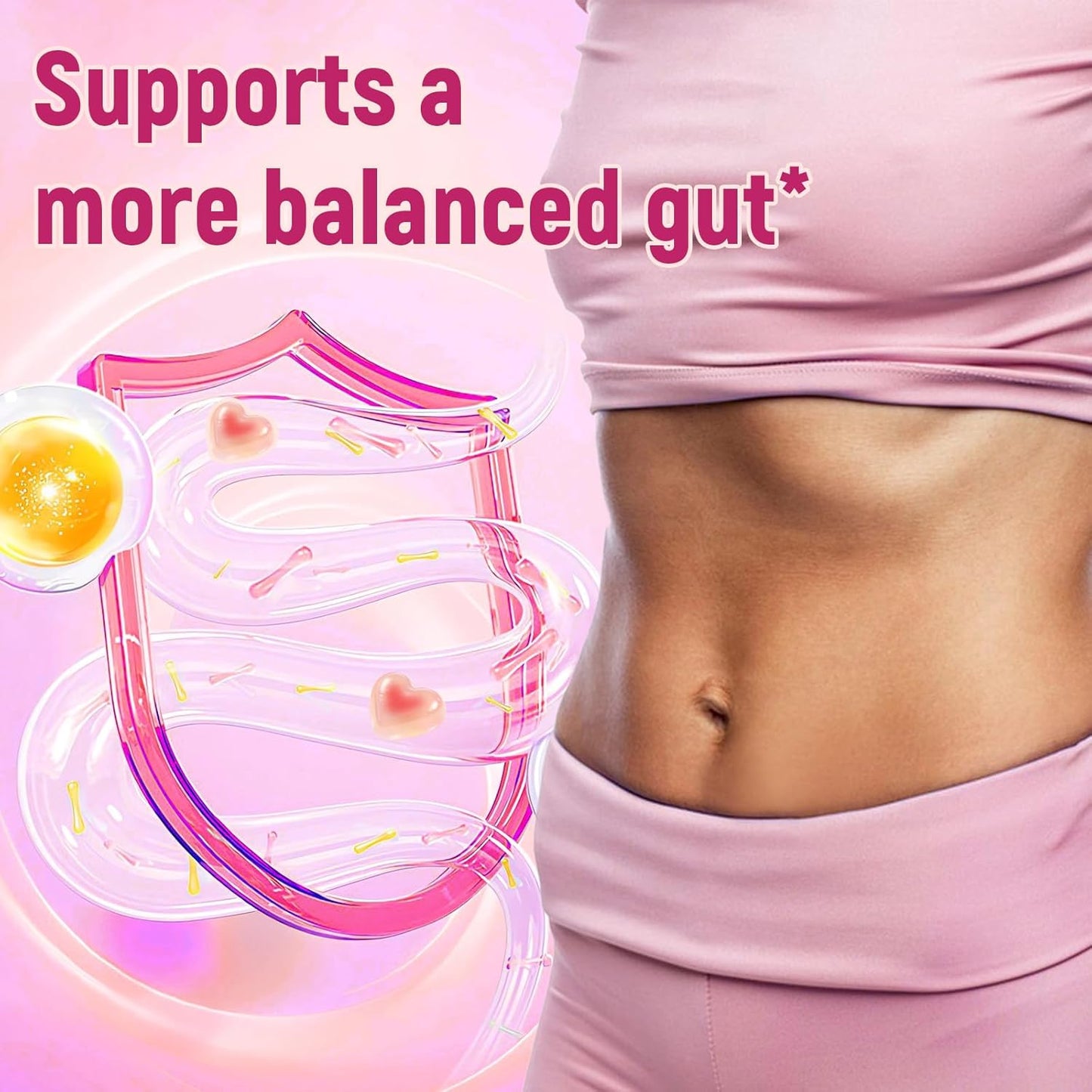 10G Fiber Gummies with Collagen Peptides, Hyaluronic Acid, Vitamin C, ACV, 30 Billion CFU Probiotics – Sugar Free Collagen Gummy for Skin, Hair & Nails – Digestive Health Support – 60 Cts