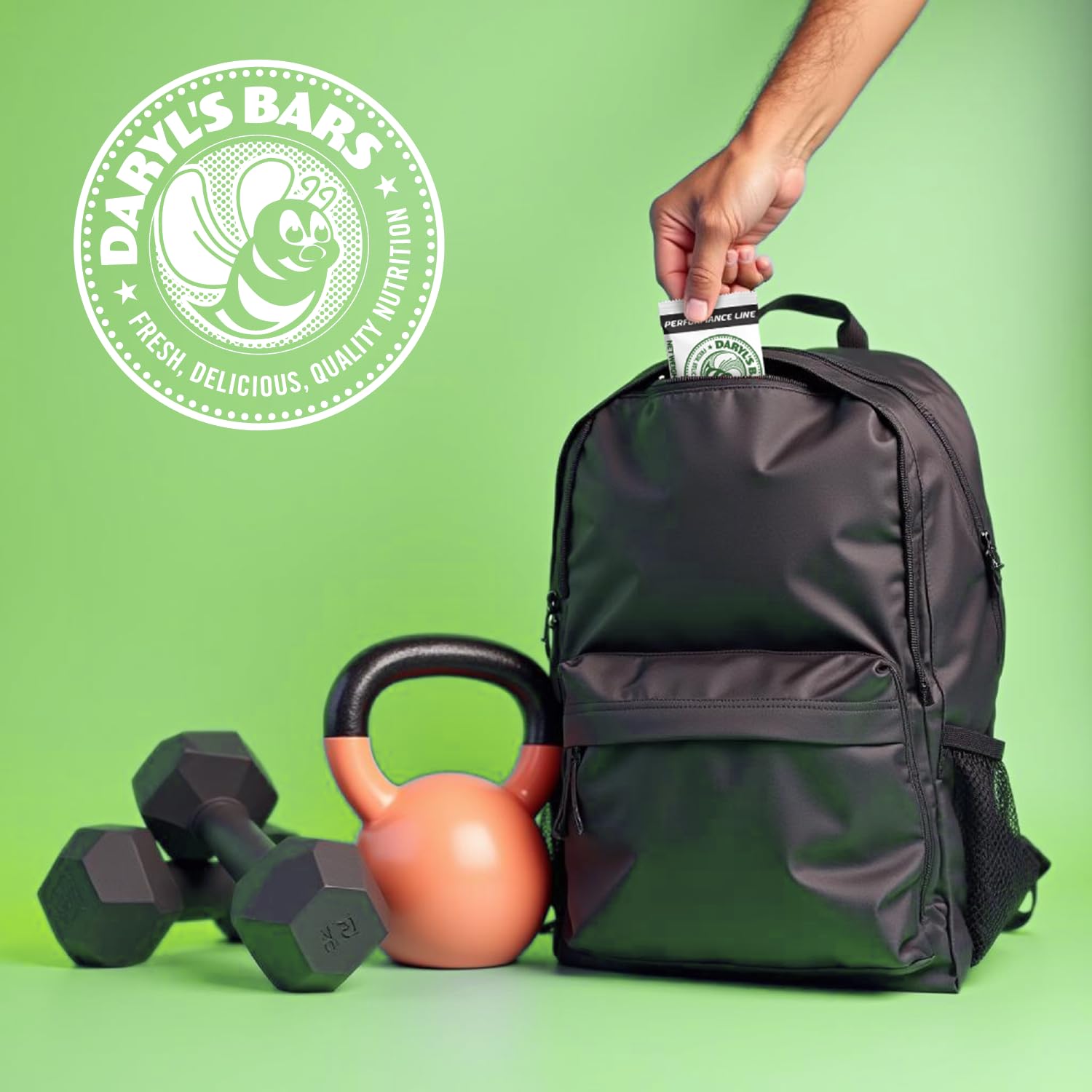 Daryl's Bars, Chocolate Caramel Pecan On the Go Whey Protein Bars, Gluten Free, Low Sugar, Protein Snack, Meal Replacement, Pack of 2