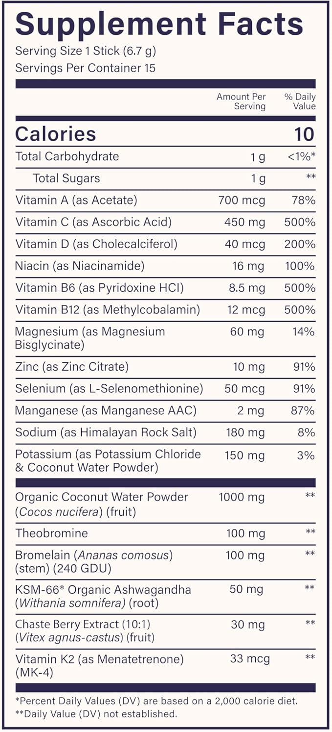 Beam Glow, Hormone Balance for Women, Thyroid Support for Women, Natural Hormone Support Powder with Selenium and Bromelain, PMS Relief, Energy, Hair Skin & Nails, Vegan, No Sugar, 30 Servings