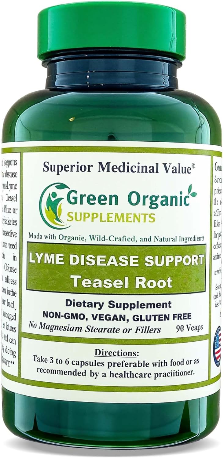 Green Organic Supplements' Lyme Disease, Teasel Root
