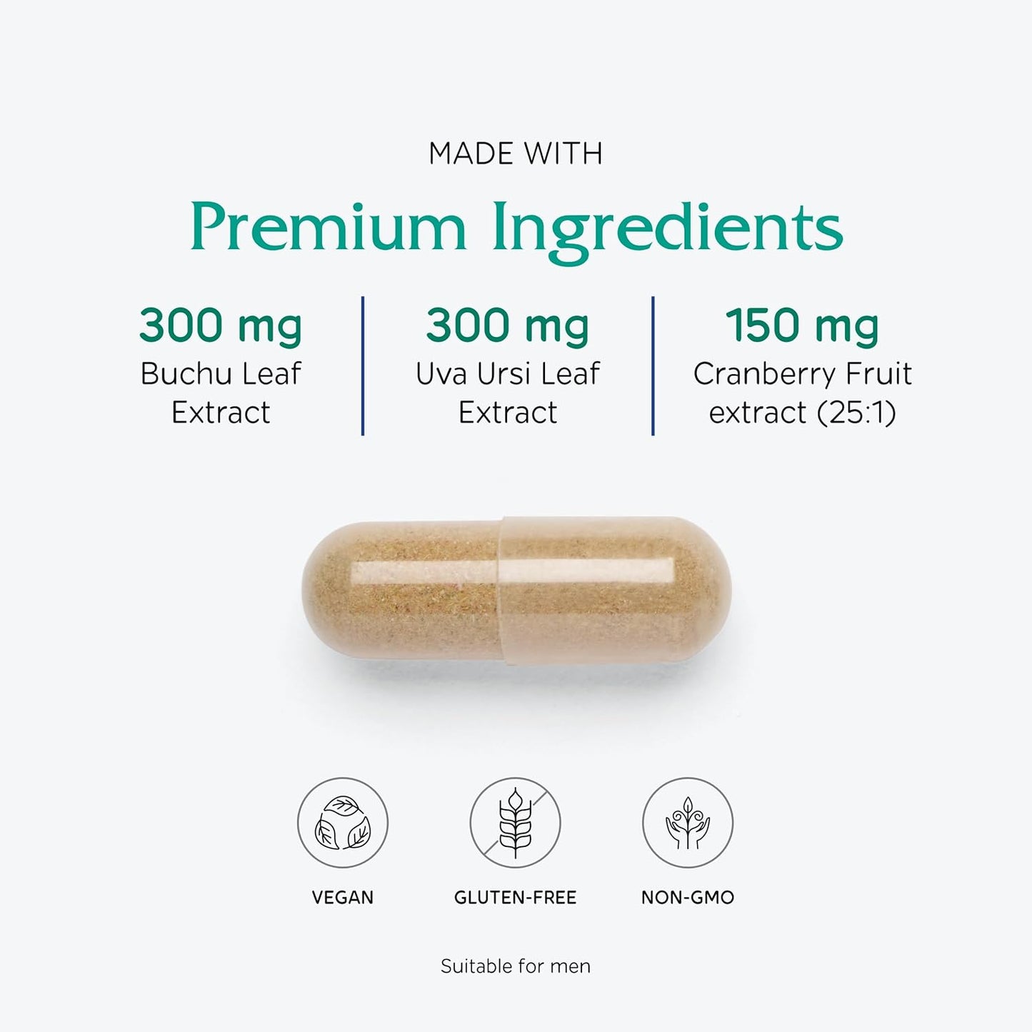 Vitanica Cranstat Extra, Urinary Tract Support, Vegan, 60 Capsules