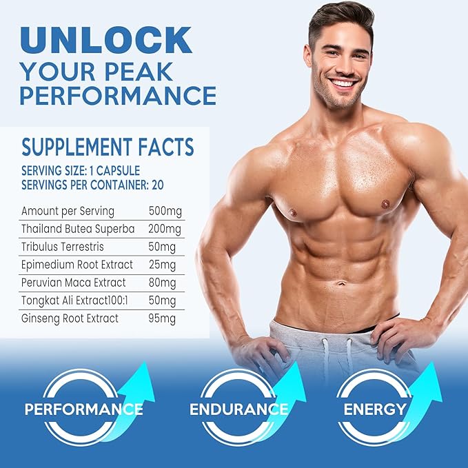 Nutrition Supplements, Maximize Energy, Endurance and Performance, Pack of 20