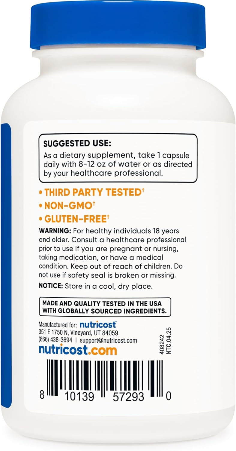 Nutricost Cranberry Extract (25,000mg) (120 Capsules) with Vitamin C & Vitamin E