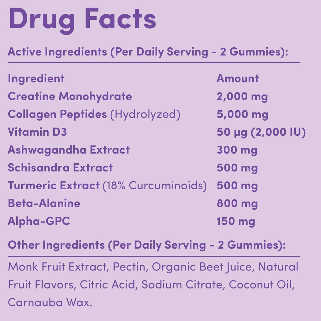 Menopause Supplements for Women | Menopause Gummy Vitamins | Relief for Hot Flashes, Night Sweats & Mood Swings | Helps Sleep Disruptions & Brain Function | 60 Vegan Gummies