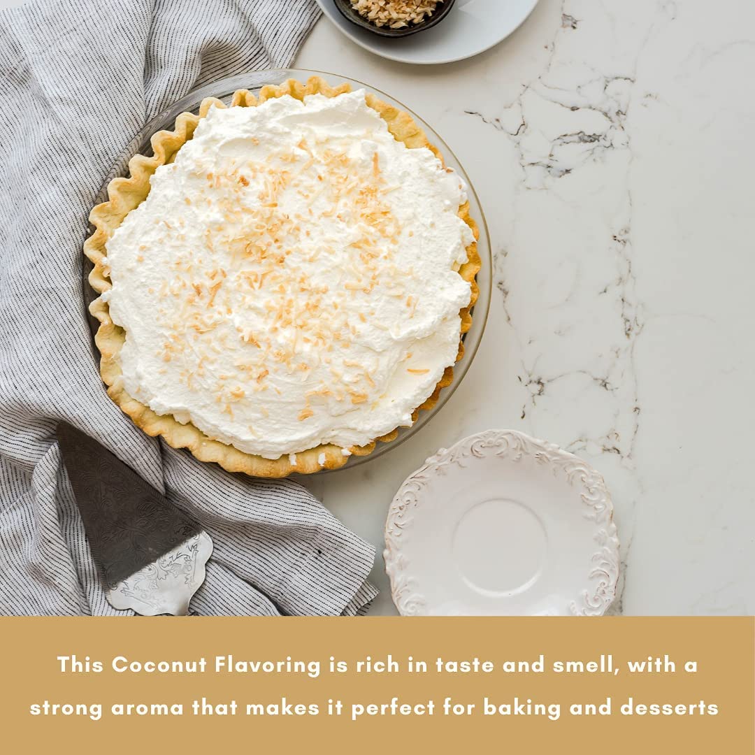 Native Vanilla - Coconut Flavor - 4 Fl Oz - Pure Flavors and Extracts - Perfect for Cooking, Baking, and Dessert Crafting