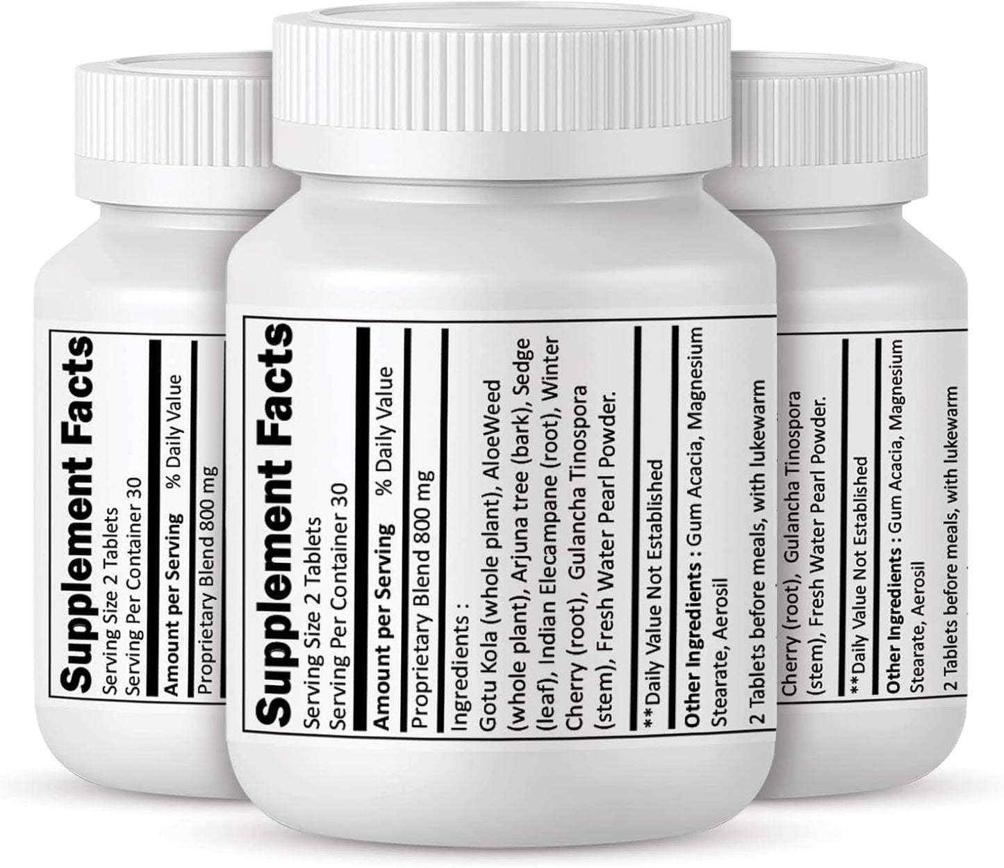 Ivy's Mukta Vati Herbal Tablets - Ayurvedic Formula Pack of 3