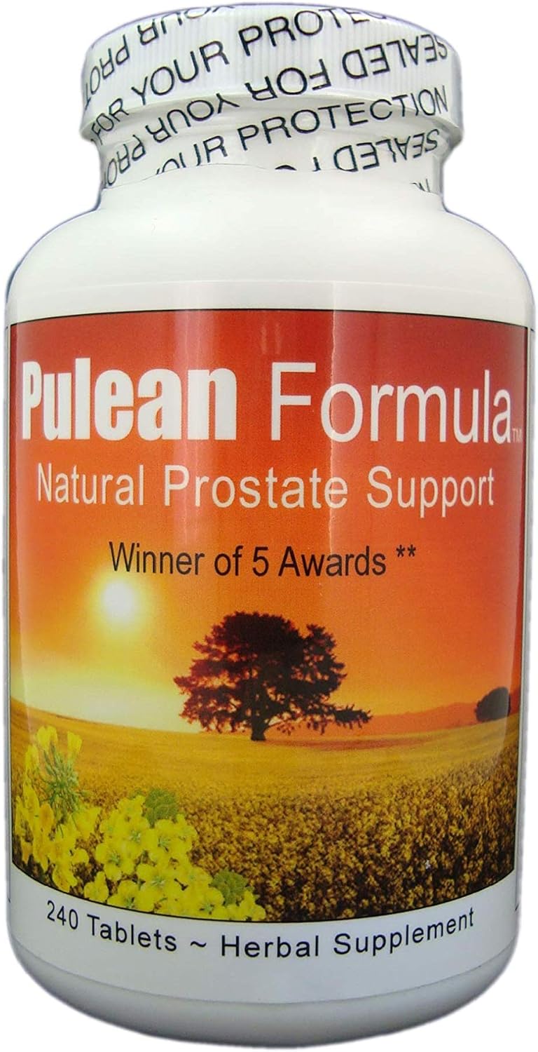 Pulean Formula - Natural Enlarged Prostate Support, Winner of 5 Awards. 240 Tablets