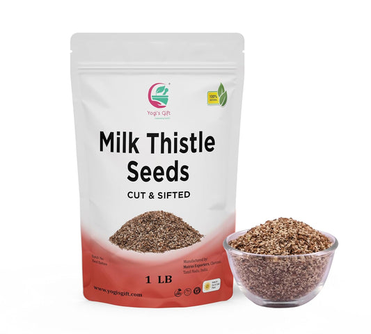 Milk Thistle Tea (Seeds) 1 LB | Promotes Liver Health | Loose Bulk Bag | by Yogi's Gift®
