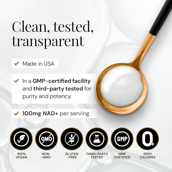 Orphira Liquid Liposomal NAD+ Supplement - 10x Better Absorption for Cellular Energy, Mental Clarity, Healthy Aging & Vitality Support - Enhanced NAD Plus, Vegan, Non-GMO - 30 Servings (4 fl oz)