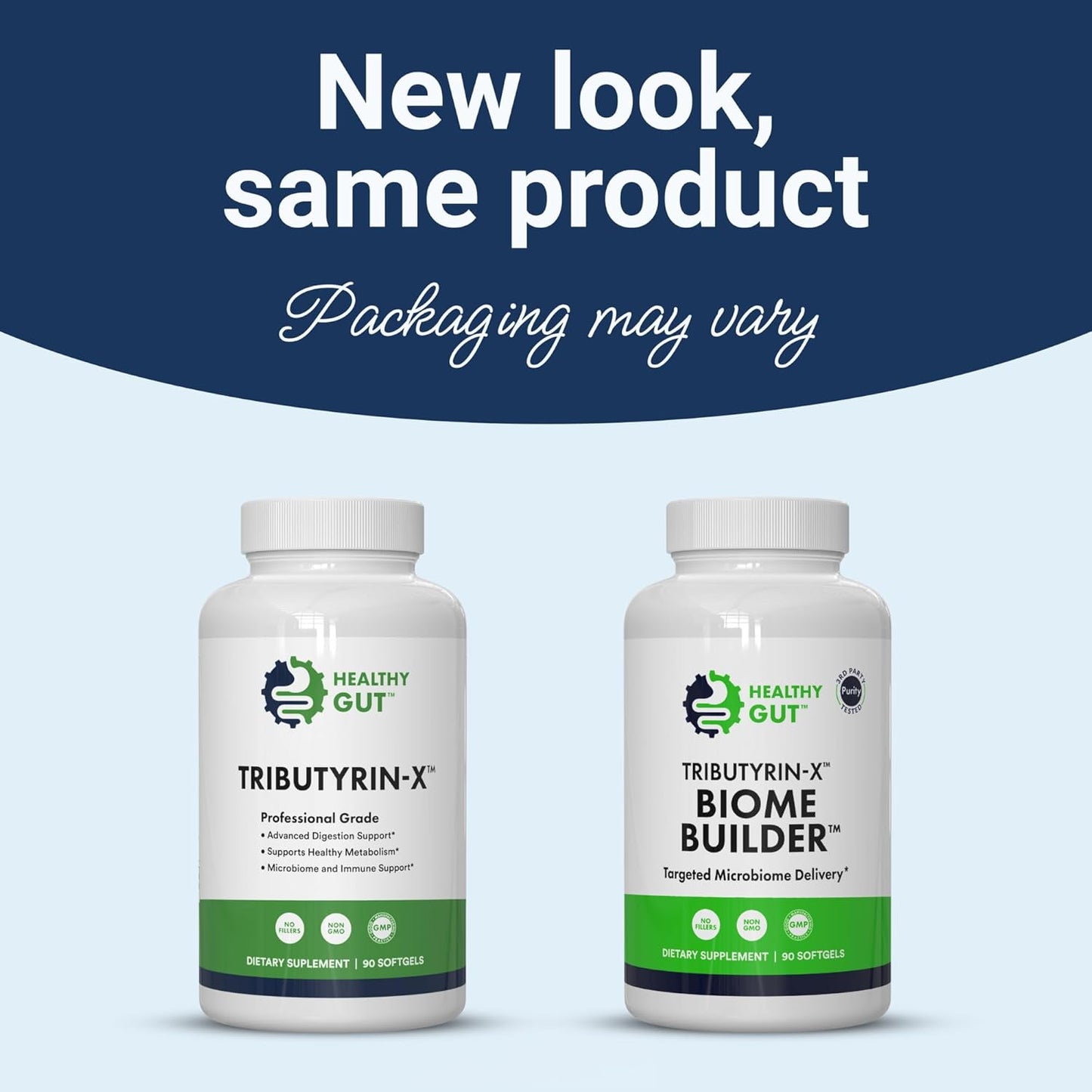 Tributyrin-X | Most Bioavailable Butyrate Postbiotic for Gut Health & Leaky Gut Support | 99% Pure w/Zero Odor | 90 Softgels