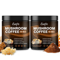 2 Pack Mushroom Coffee Powder, 10 Adaptogenic Mushrooms And MCT Oil, Hydrolyzed Collagen, Instant Coffee with Lion's Mane, Chaga, L-Theanine for Energy, Focus, Digestion and Immunity, 320G