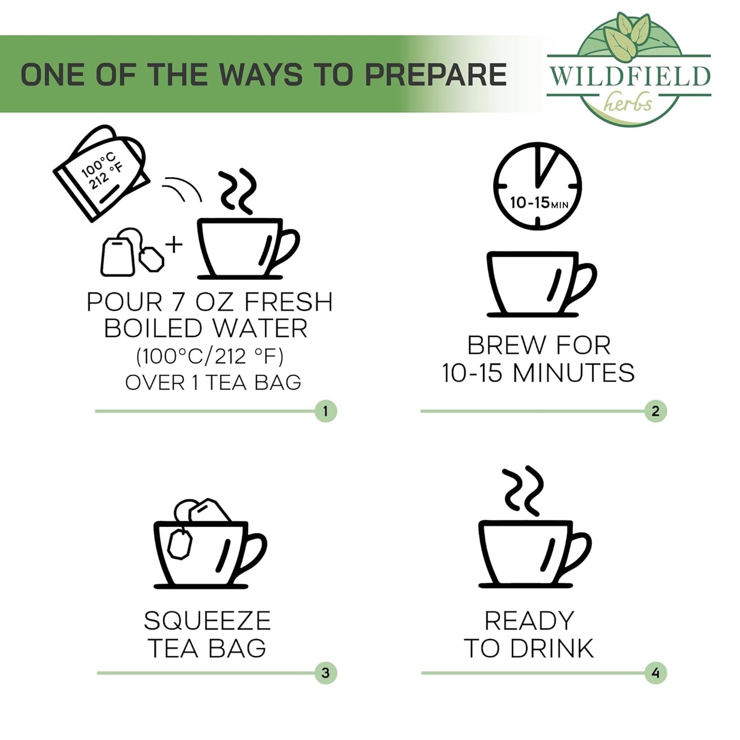 100 Bags Nettle Leaf Tea Ortiga Dried Nettle Herb Planta Bulk (Urtica Dioica) - 100 Count 1.5g Tea Bags Herb Hojas De Ortiga