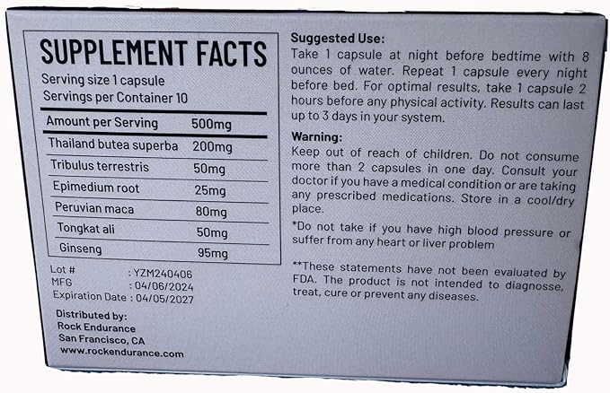 Blended Sports Nutrition Support, Max Rocket Your Body, Assist with Stamina, Endurance, Strength, Vitality and Energy (10 Count)