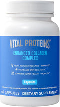 Vital Proteins® Enhanced Collagen Complex Capsules with BioCell Collagen® - Supports Skin Elasticity, Joint Health and Helps Reduce Fine Lines & Wrinkles (1) - 60 Count