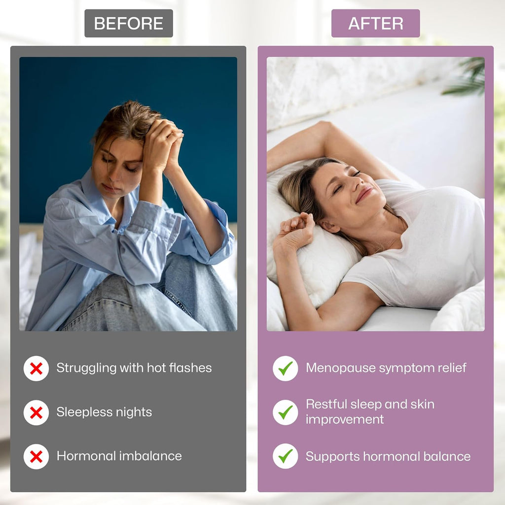 Vita Green Extra Strength Meno Lite – Menopause Supplements for Women – Eases Hot Flashes & Mood Swings – Promotes Better Sleep, More Energy & Healthy Skin and Hair – 100% Natural Herbs- 84 Capsules