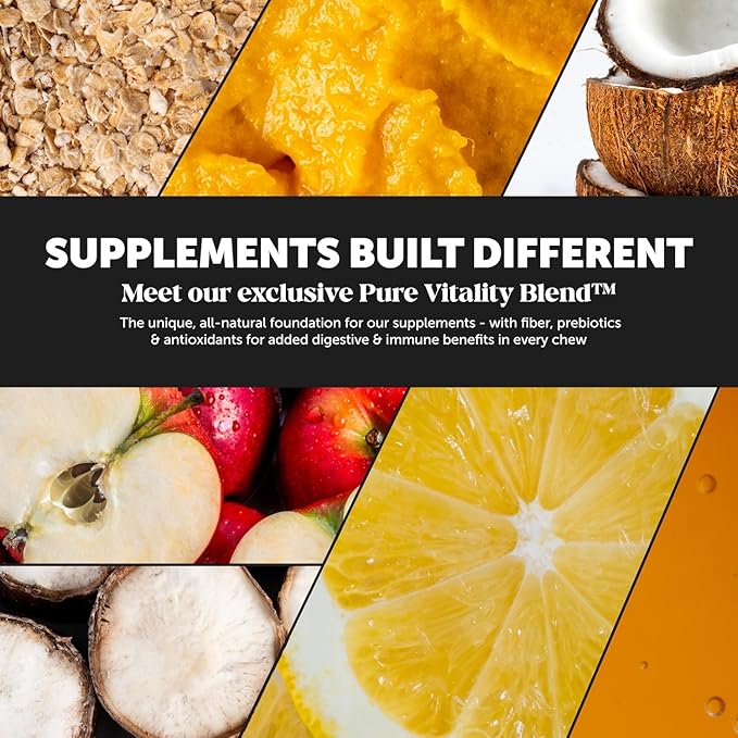 Dog Multivitamin Max Strength, 15-in-1 Multivitamin for Dogs – Dog Vitamins & Supplements with Glucosamine, Probiotics & Omega 3s – Supports Joint, Heart, Immune, Skin & Coat Health – Chicken (90 Ct)