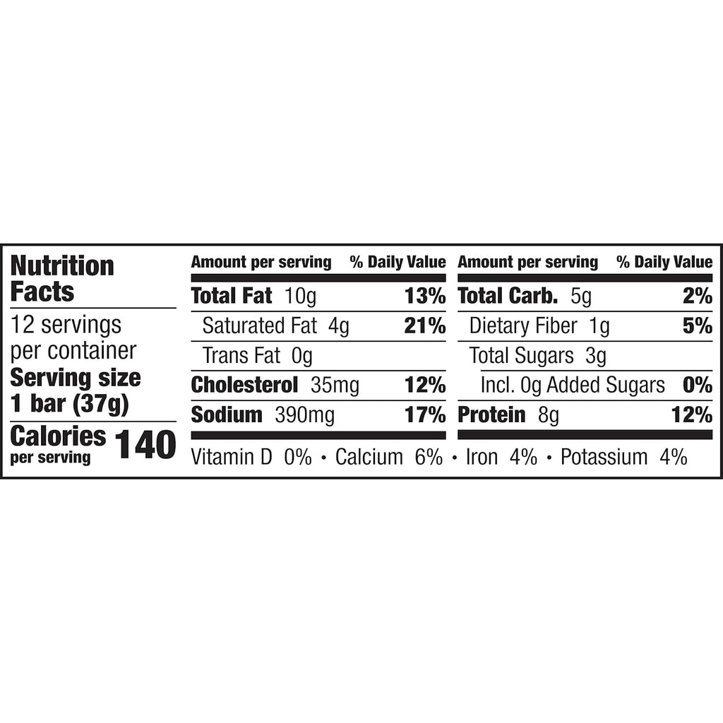 Epic Beef Apple Bacon Bars, Whole30, Paleo Friendly, 12 ct