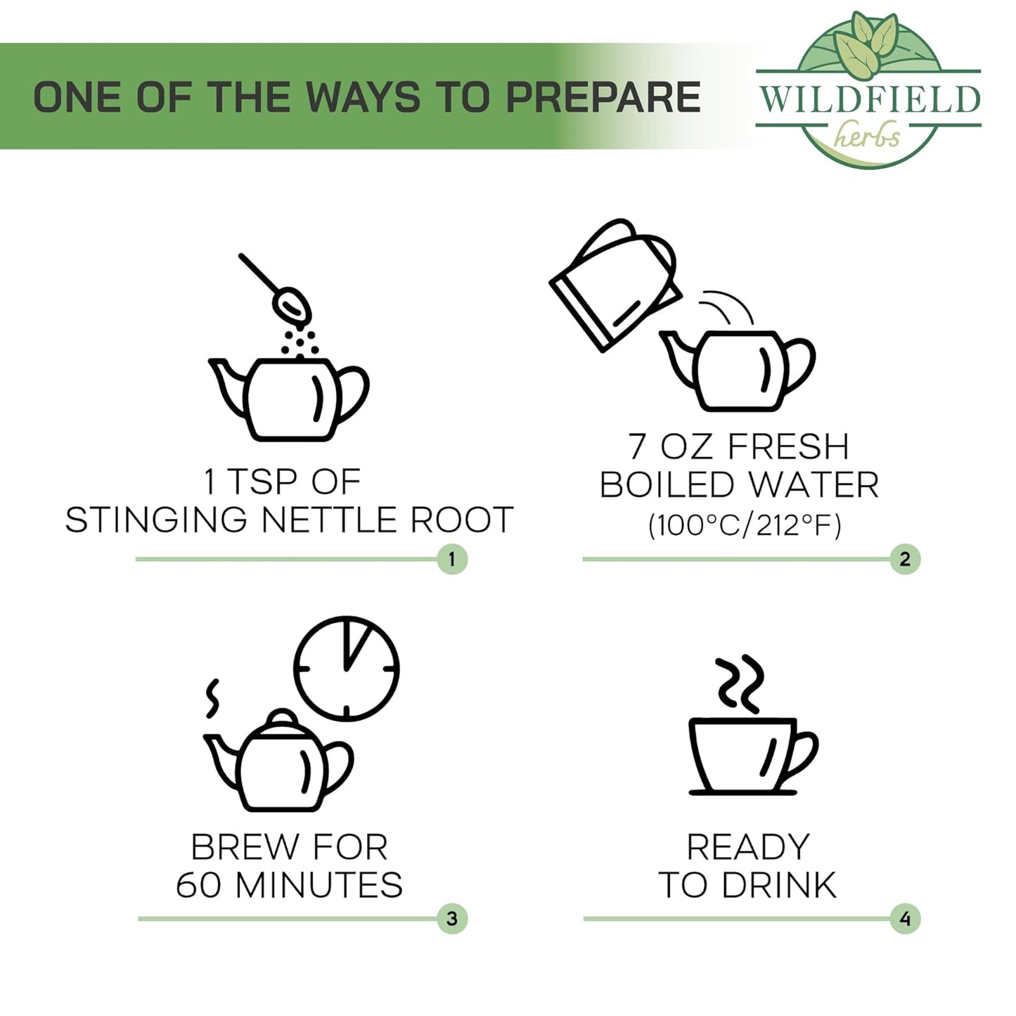 4 oz. Nettle Root Dried Stinging Herbal Tea - 113g Stinging Nettle Root Herb Tea Raíz De Ortiga