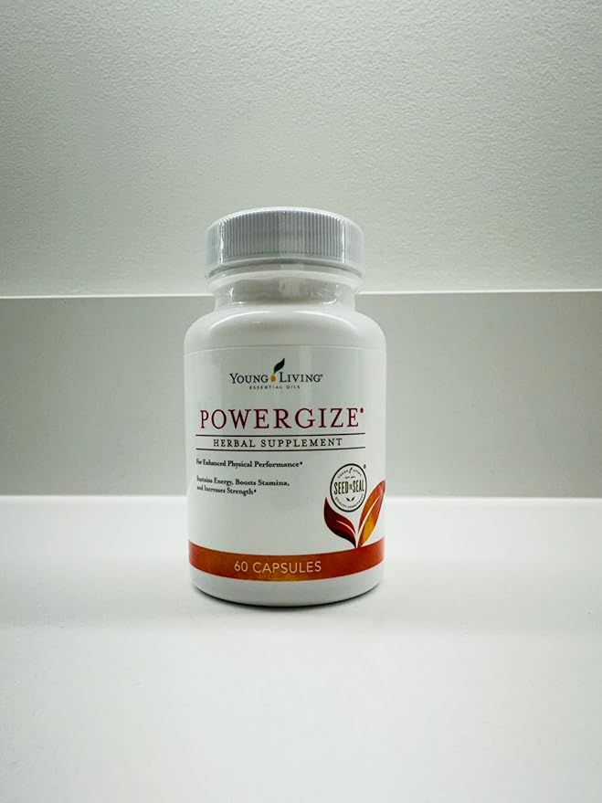 Young Living - PowerGize 60 Capsules | Active Lifestyle Support Supplement for Men & Women | Supports Muscles and Energy