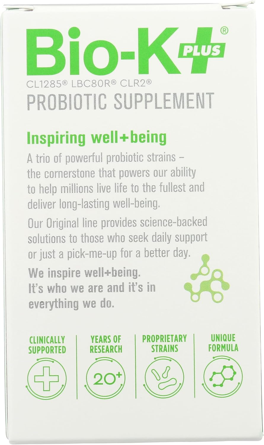 Bio-K Plus, Dailycare 50 Billion Probiotics, 30 Count