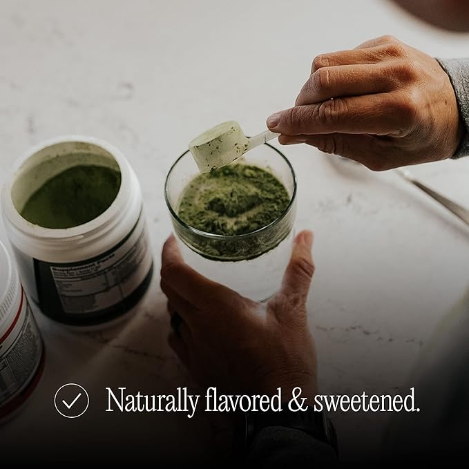 BARE PERFORMANCE NUTRITION, BPN Strong Greens Superfood Powder, Lemon, 30 Servings