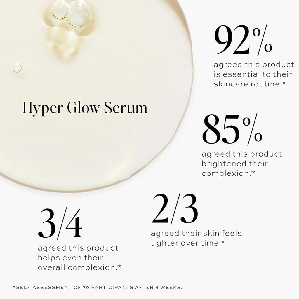 DIME Beauty Serum Set ($64 Value) - Includes Hyaluronic Acid + Hyper Glow Serum (30 ml Each)