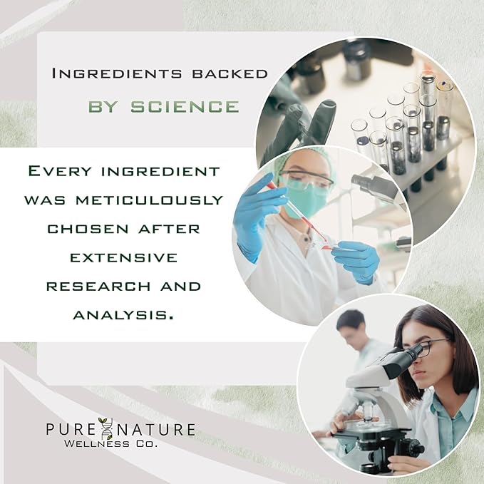 Pure Nature Wellness Focus + Energy + Immune Support-6-in-1 Nootropic & Mitochondrial Complex-Advanced Brain Supplement-Natural Energy-Caffeine Free Biohack with Lion’s Mane,Cordyceps,Mumijo,Fenugreek