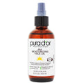 PURA D'OR 3.3 Oz ORGANIC AM Moisturizing Face Oil - Morning Glow Hydrating Skincare -Lightweight Moisturizer for Glowing Skin - All Natural, Vegan, Paraben-Free - Women & Men
