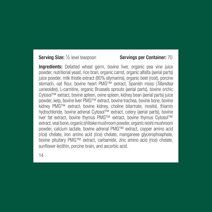 Standard Process Inc. Whole Body, Multisystem Support Supplement for Canines - Nutritional Powder for Daily Health Maintenance - 100 g