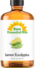 Sun Essential Oils 8 oz Lemon Eucalyptus Essential Oil – Aromatherapy Oil