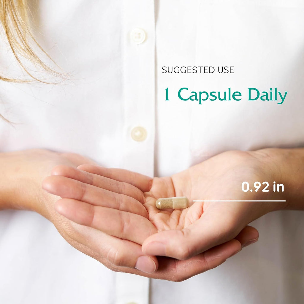 Vitanica Red Clover Blossom and Leaf Extract 500mg with 8% Isoflavones, Plus 175mg Blossoms, Menopause Relief Support for Women, 2 Month Supply, Non-GMO, Gluten Free, Vegan Supplement, 60 Capsules